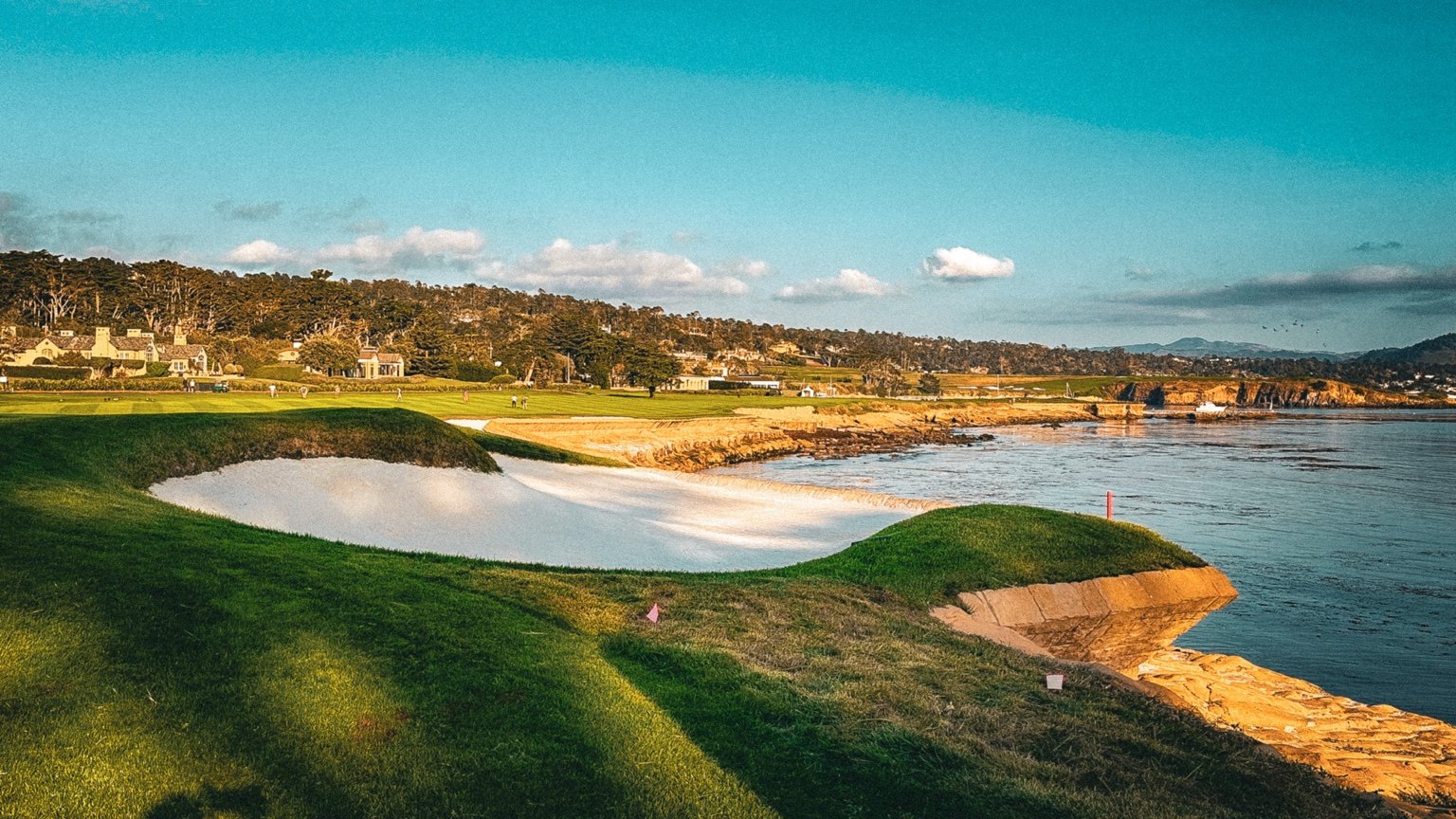 Coastal golf at Pebble Beach