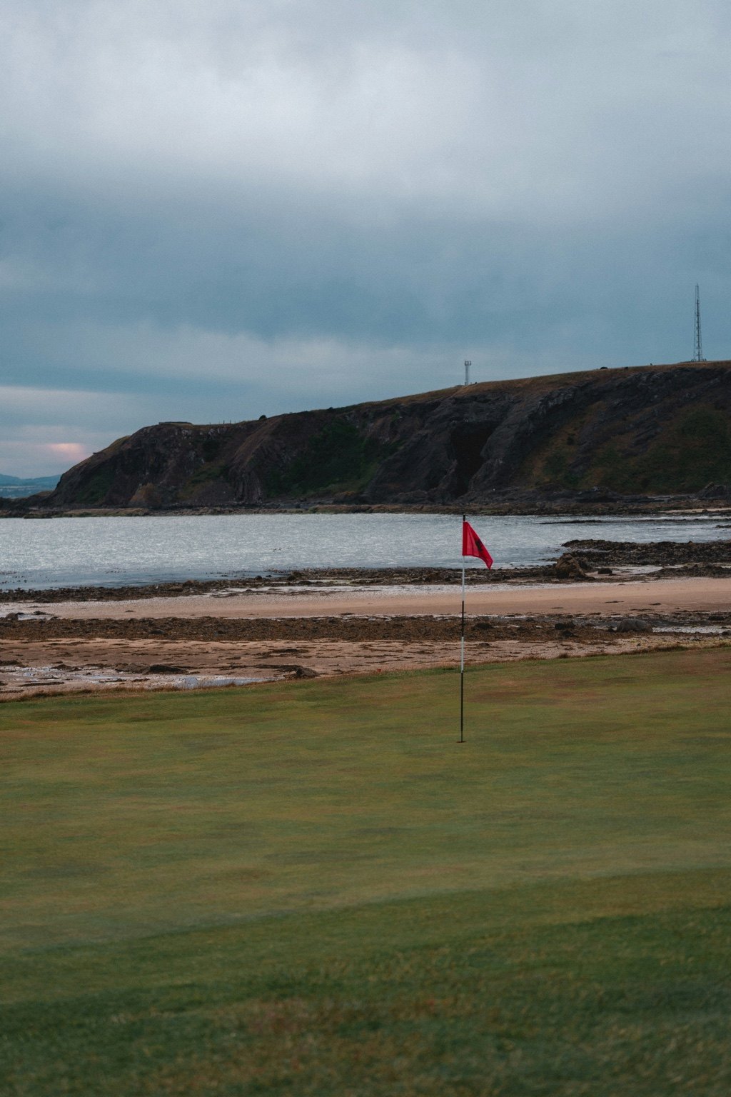 Coastal links golf in Scotland